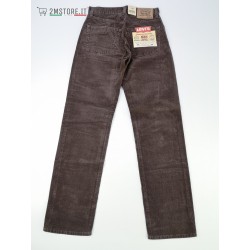 LEVI'S Velvet Cord jeans LEVIS 551 Chestnut Brown Regular Fit Straight  VINTAGE