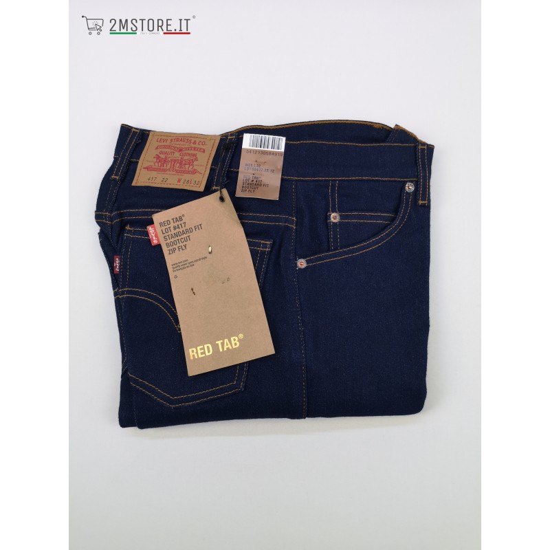 LEVI'S jeans LEVIS 417 STA-PREST Blue Standard Fit Bootcut Leg ORIGINAL  VINTAGE