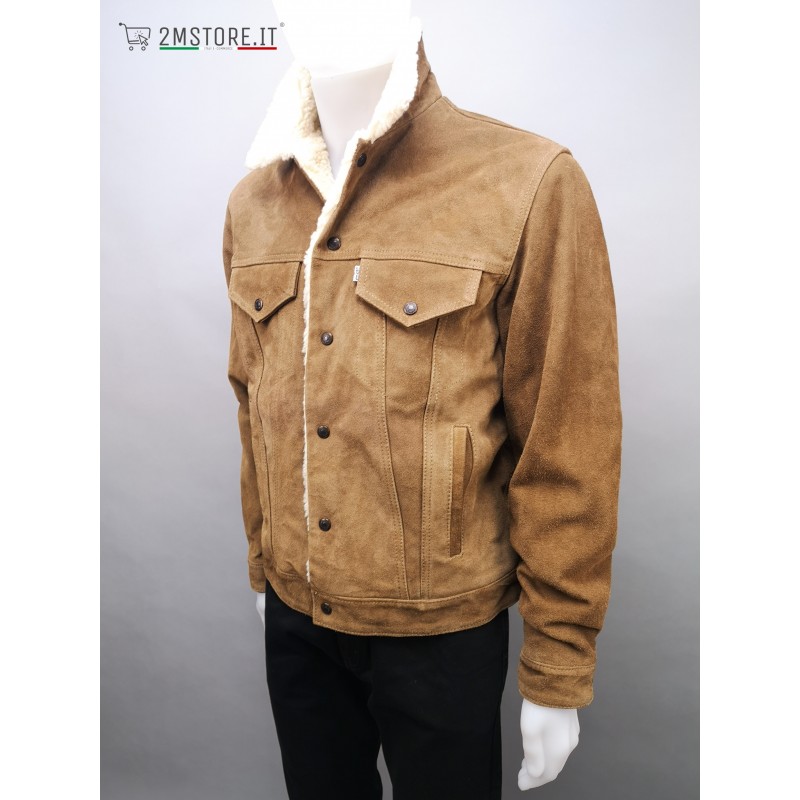 Introducir 35+ imagen levi’s suede leather jacket