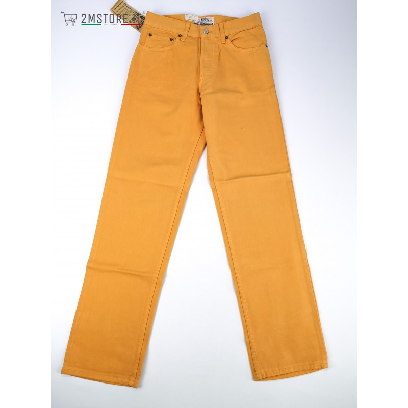 LEVI'S Jeans LEVIS 440 Mustard Yellow Overdyed Regular Fit Straight ...