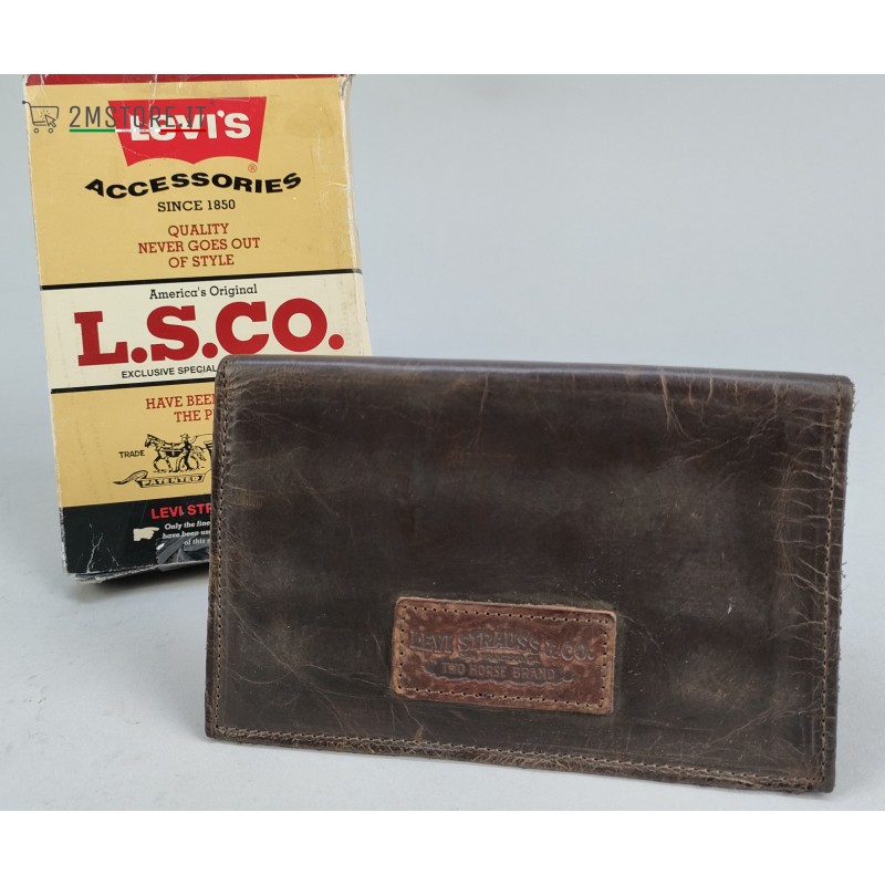 Levis Wallet Purse Levi's Very Rare Genuine Leather Original Vintage