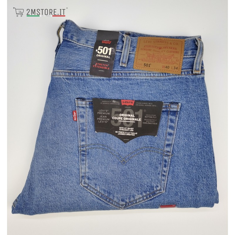 LEVI'S jeans ORIGINAL 501 LEVIS Stonewash Regular Fit LIMITED EDITION  Stretch