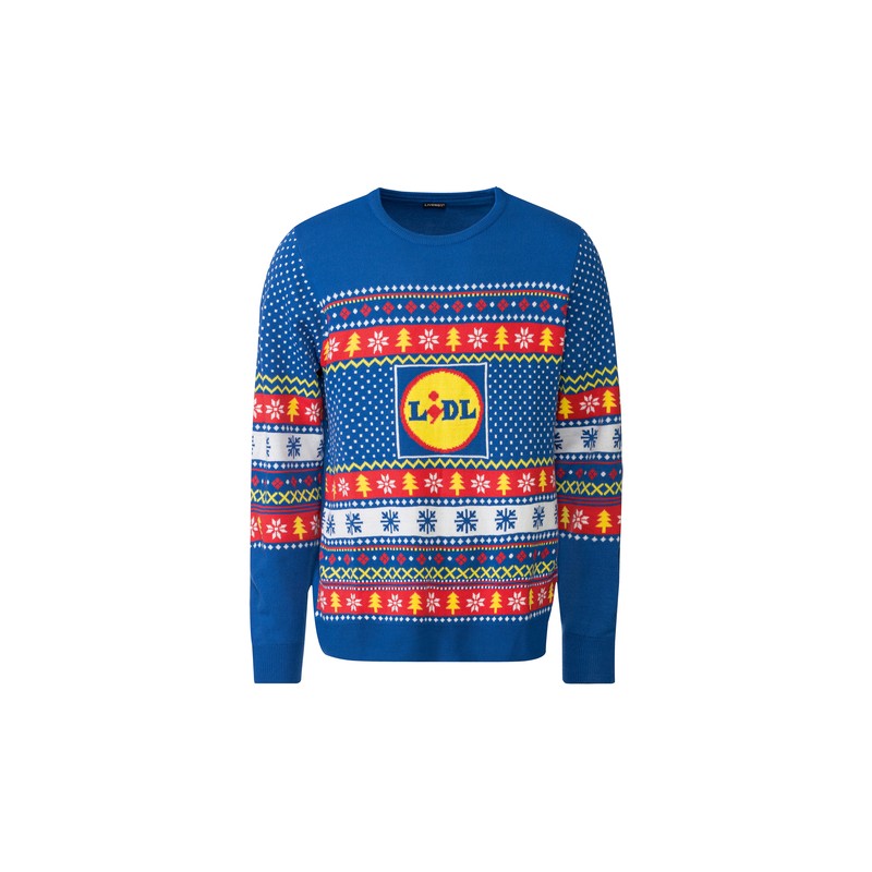 Christmas Pullover Sweater LIDL 2 Livergy 2022 Men Slim Fit LIMITED EDITION