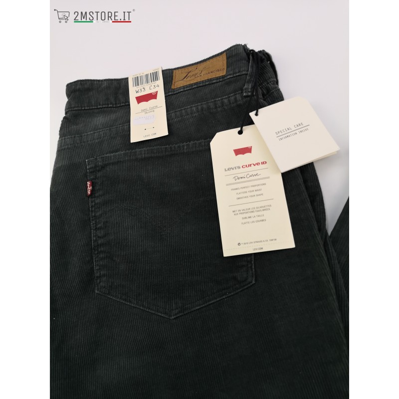 LEVI'S jeans LEVIS DEMI Curve ID SKINNY woman NEW MODEL 05703 velvet BLU  STRETCH