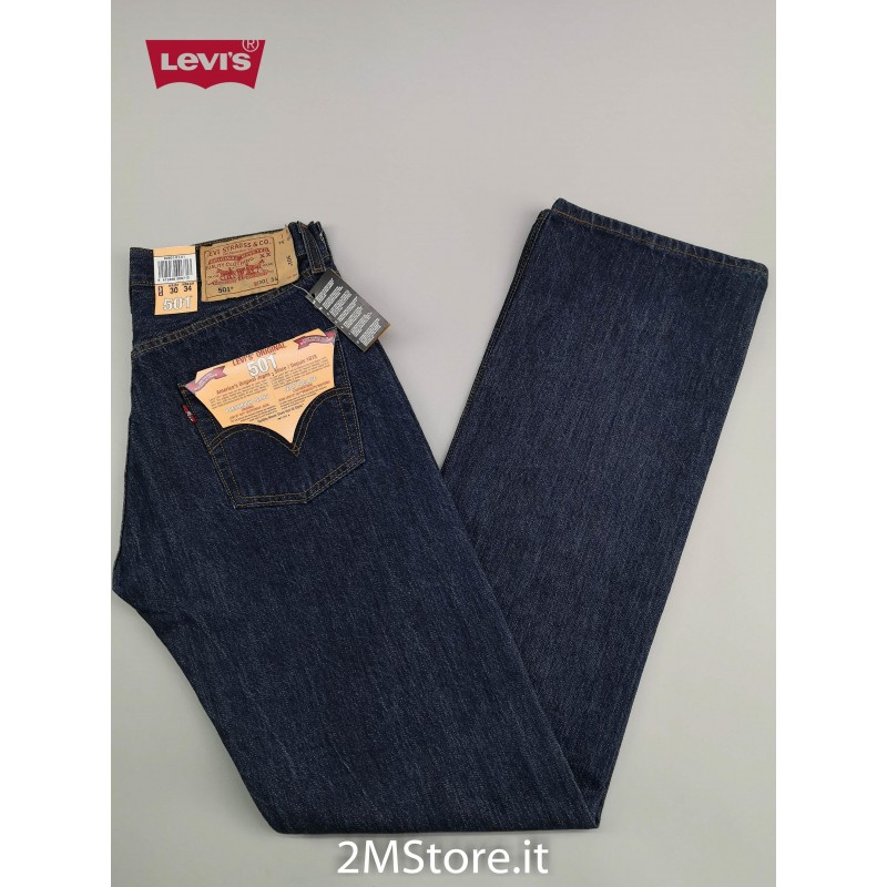LEVI'S jeans LEVIS 501 Original Fit 501.01.01 denim Indigo blue ...