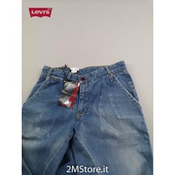 LEVI'S jeans ENGINEERED 00137 SHOECUT TAPERED AZZURRO DENIM Vintage style TWIST 