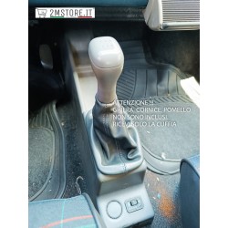 Genuine grey leather gear...