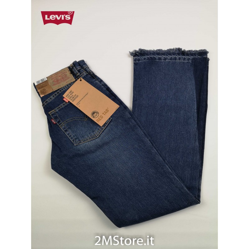 LEVI'S Jeans LEVIS 525 RED TAB WASHED BLUE SLIM FIT BOOTCUT LEG VINTAGE