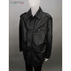 LEAHTER JACKET Black...