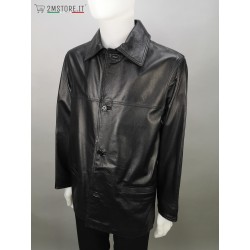 LEAHTER JACKET Black...