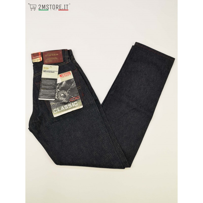 GSTAR Jeans GSTAR CLASSIC Shortcut Blue Raw Denim Straight Leg