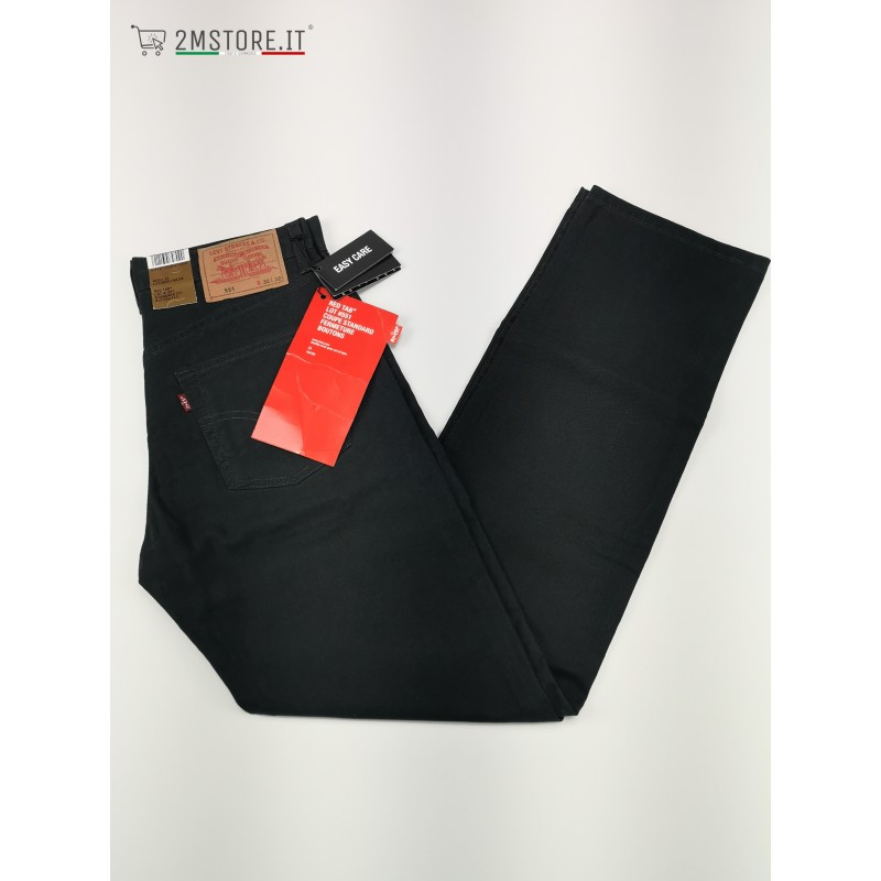 LEVI'S jeans LEVIS 551 RED TAB Black Standard Fit Straight Leg VINTAGE Easy  Care
