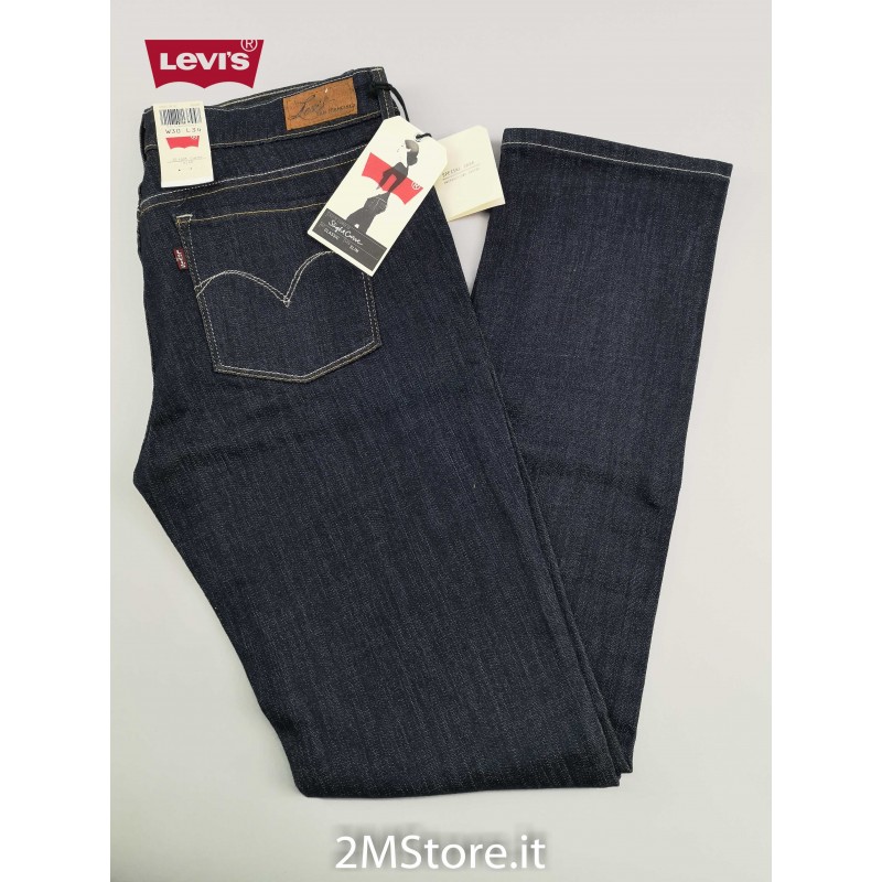 LEVI'S Levis jeans Woman CURVE ID 04401 New Model dark denim SLIM FIT  stretch
