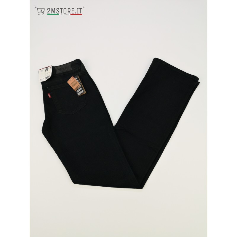 LEVI'S jeans LEVIS 570 Black STRETCH Standard Fit Straight Leg LOW WAIST  VINTAGE