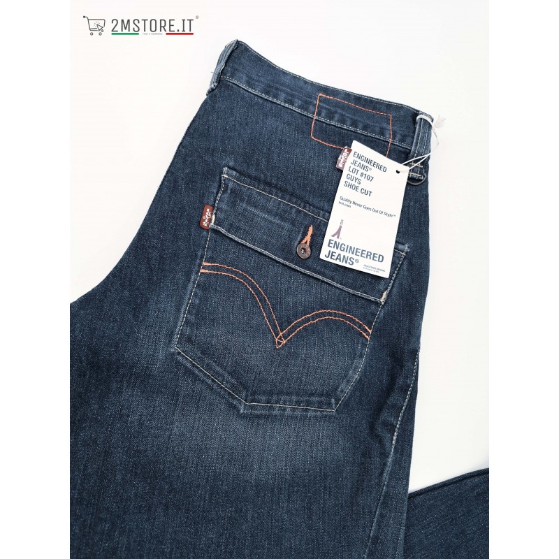 LEVI'S jeans LEVIS ENGINEERED 00107 BLUE GUYS SHOECUT TAPERED TWISTER ...